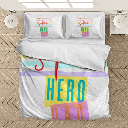 SUPER HERO DAD Bedding Sets