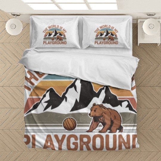 The World is My Playground Bedding Sets