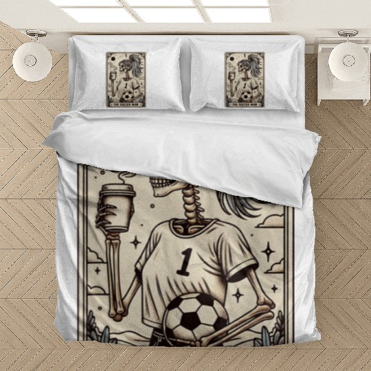 Soccer Mom Tarot Card Vintage Halloween Bedding Sets