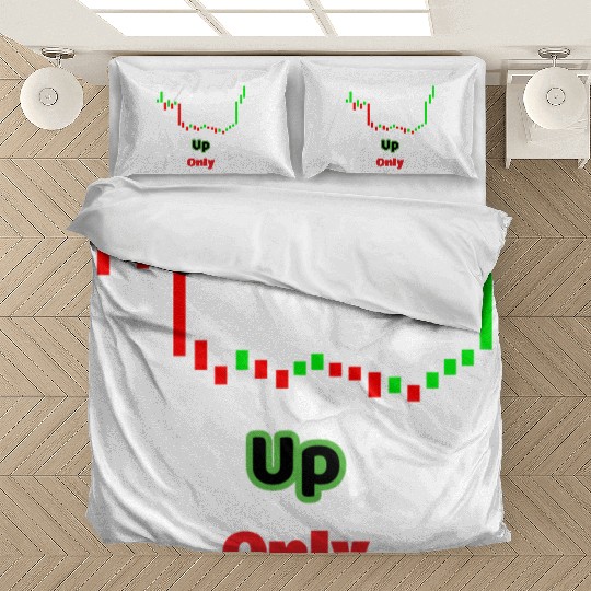 Up only Crypto Traders Bedding Sets