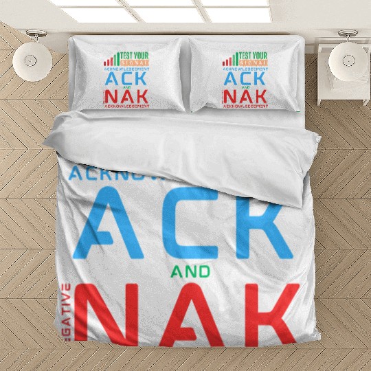 Acknowledgement ACK and NAK in Data Networking Bedding Sets