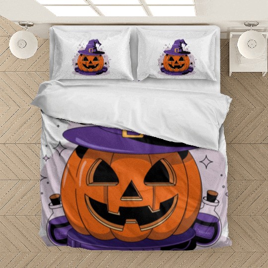 Witchy Jack-O'-Lantern Bedding Sets