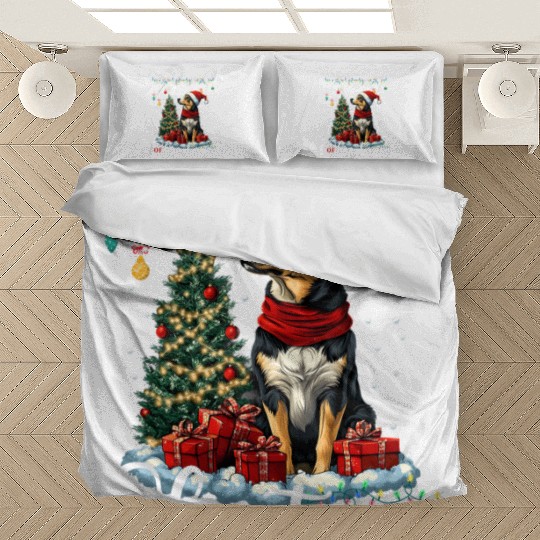 French Bulldog Christmas Tree Decoration Dog Lover Bedding Sets
