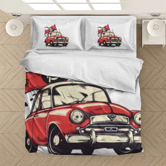 Communist Soviet Pirate Retro Car Bedding Sets