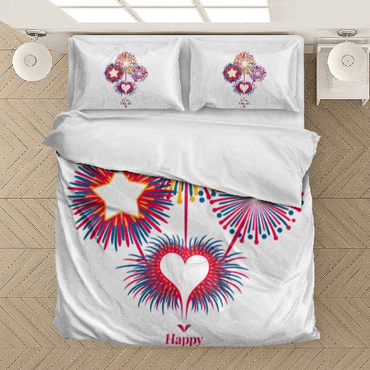 Fireworks for Diwali Celebration Bedding Sets