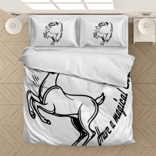 Joyful Reindeer: Leaping into Christmas Bedding Sets