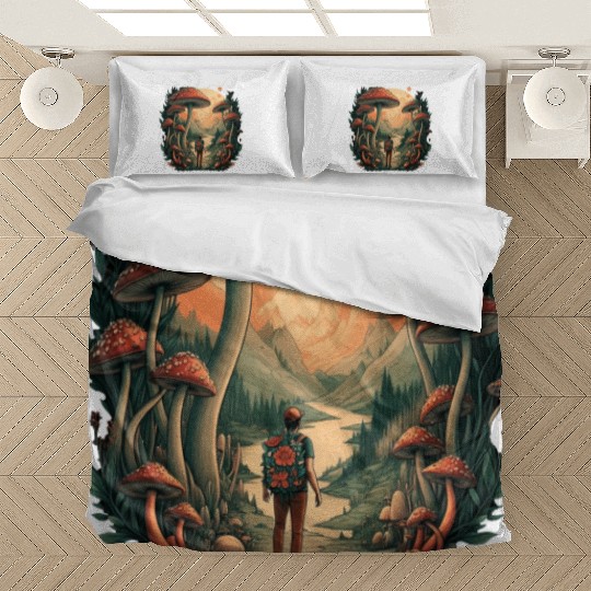 Mystical Forest | Mushroom Wanderer Bedding Sets