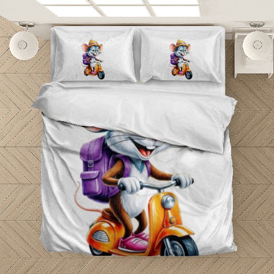 "Mouse Electric Scooter – Compact Power, Big Adven Bedding Sets