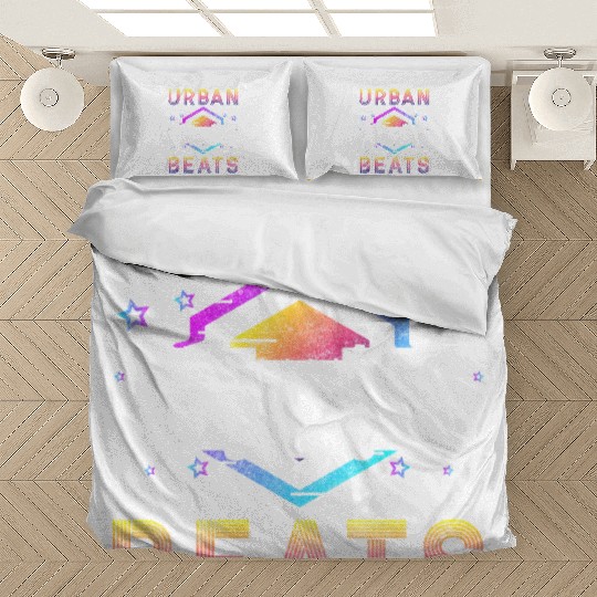 Disc Jockey Melody Crowd Vinyl Bedding Sets