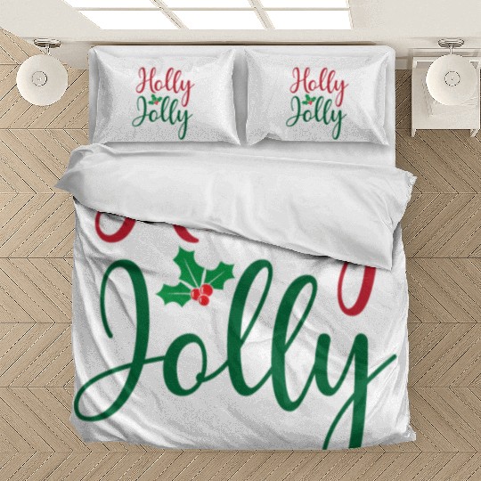 Christmas Holly Jolly Sticker Bedding Sets
