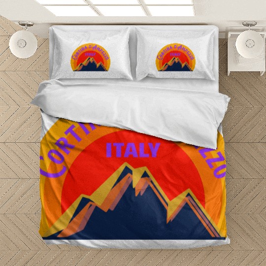 Mountain Cortina d Ampezzo, Italy Bedding Sets
