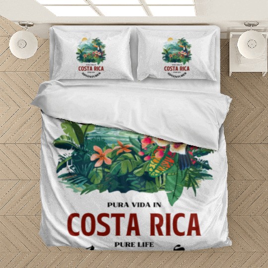 Costa Rica Nature & Macaw Adventure Bedding Sets