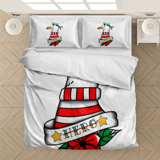 Hero Seagull Tattoo Bedding Sets