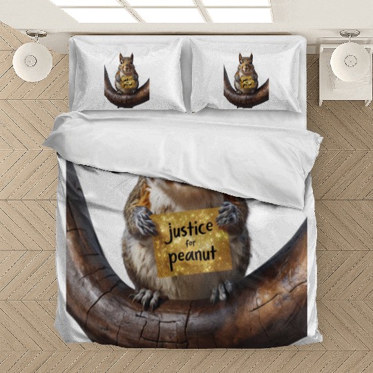 Justice for peanut squirrel lovers Bedding Sets