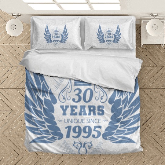 30 Years Unique Since 1995 Angel Crown Bedding Sets