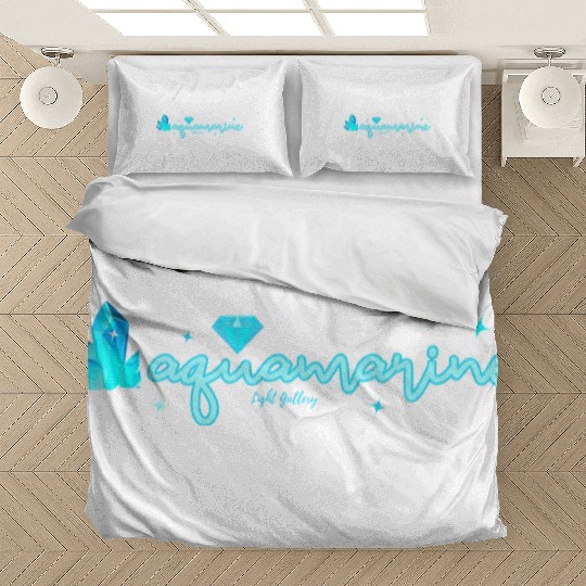 Aquamarine gemstone jewel Bedding Sets