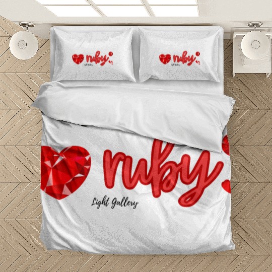 Ruby gemstone jewel Bedding Sets