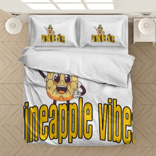 Pineapple vibes Bedding Sets