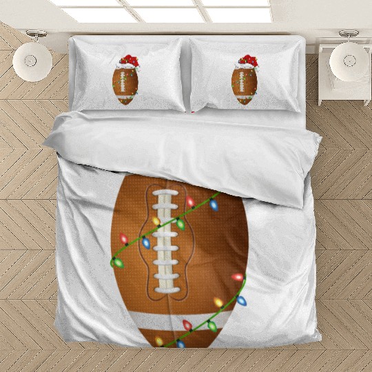 Rugby Player Ugly Christmas Bedding Sets