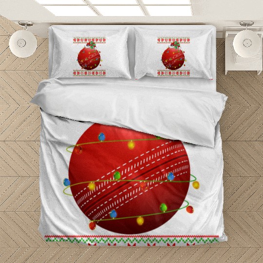 Cricket Player Christmas Bedding Sets
