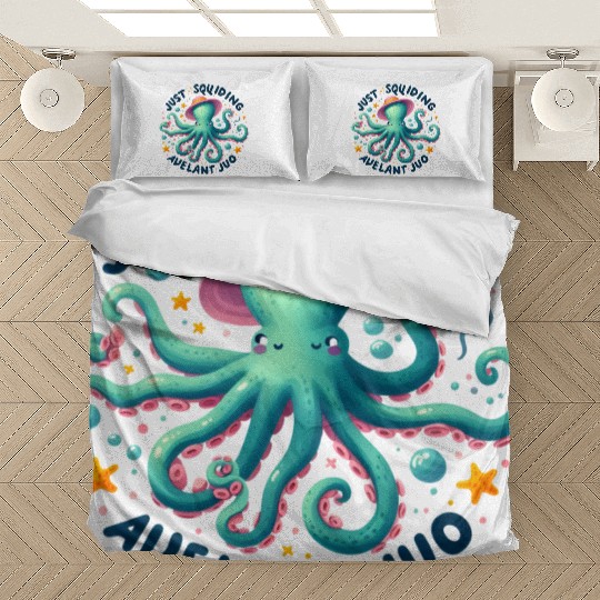 The Octopus Who Loved Lunch Bedding Sets