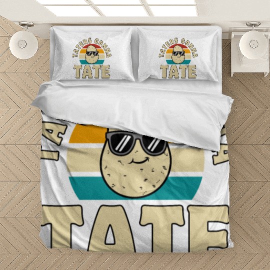 Retro Vintage Taters Gonna Tate Humor Bedding Sets
