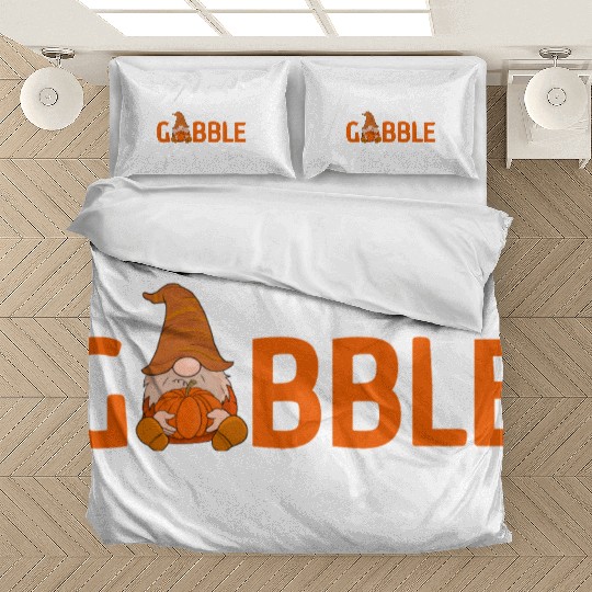 GOBBLE TURKEY PODIATRIST FUNNY THANKSGIVING Bedding Sets