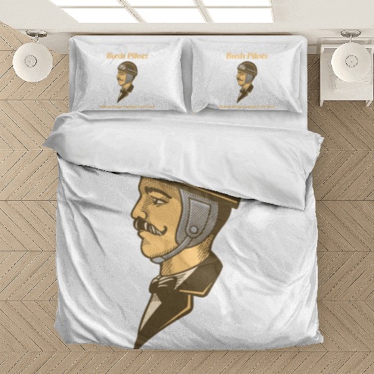 Bush Pilots Making Rough Landings Look Good Bedding Sets