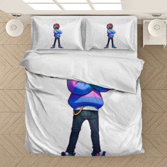 WDT Urban Male Character Logo (New Gen) Bedding Sets