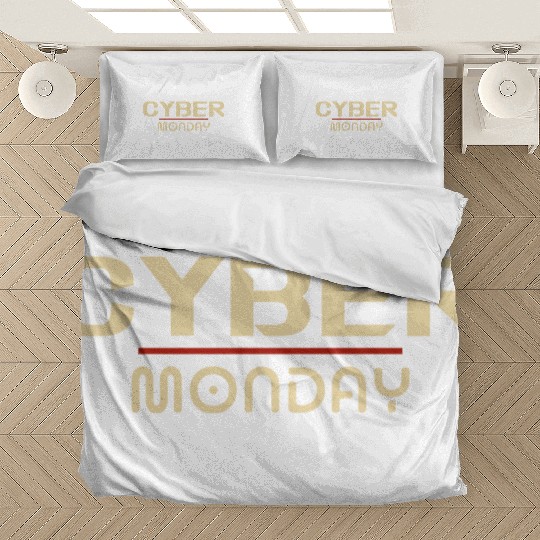Cyber Monday Bedding Sets Design Retro vintage
