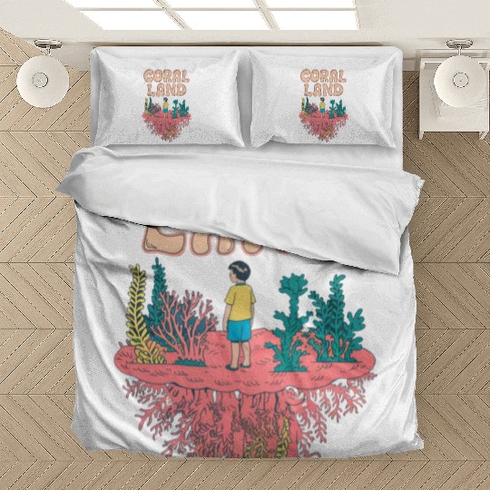 Rainbow Coral Land Bedding Sets