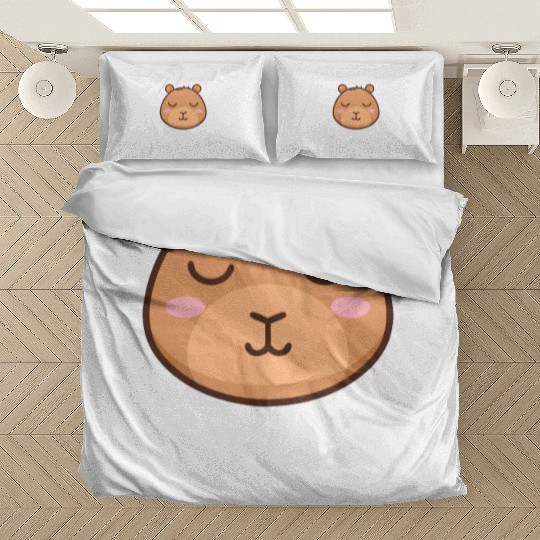 Napybara Sleepy Cute Capybara Sleeping Nap Lover Bedding Sets