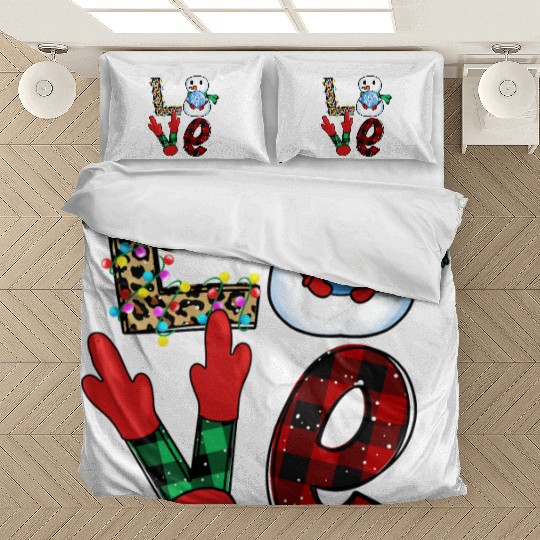 I LOVE CHRISTMAS Bedding Sets