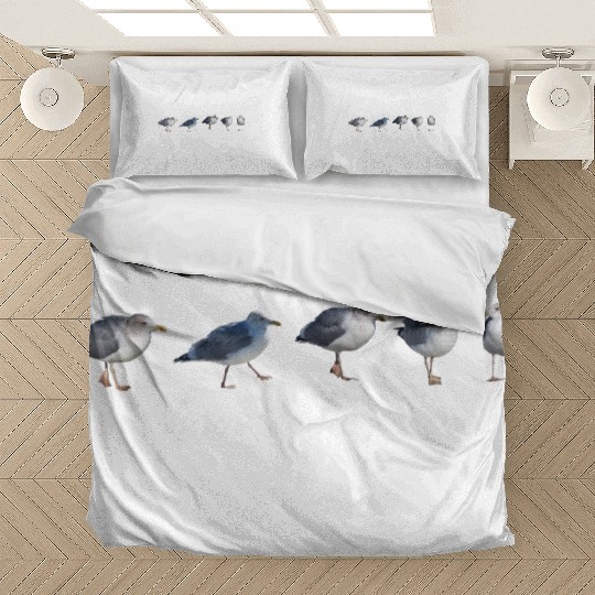 seagull icecream sea beach Bedding Sets