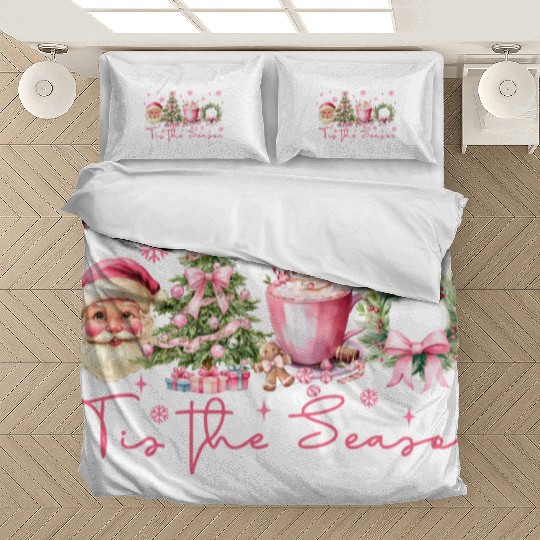 tis the season, merry christmas Bedding Sets