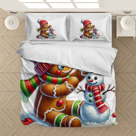 Gingerbread Christmas, Merry Christmas Bedding Sets