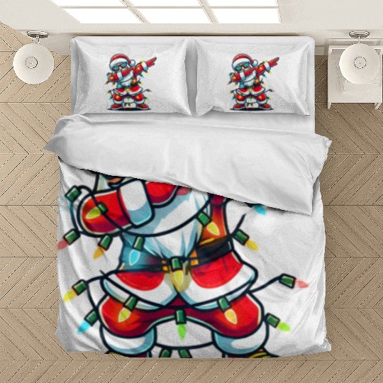 Dabbing Santa Christmas Bedding Sets