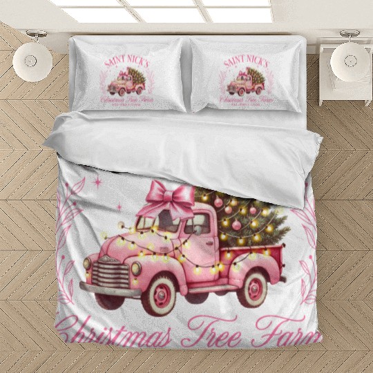 Saint Nicks Christmas Tree Farm Bedding Sets