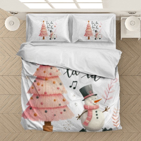 Fa La La La La, Merry Christmas Bedding Sets