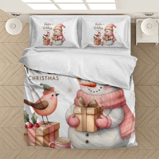 Happy Holidays, Merry Christmas Bedding Sets