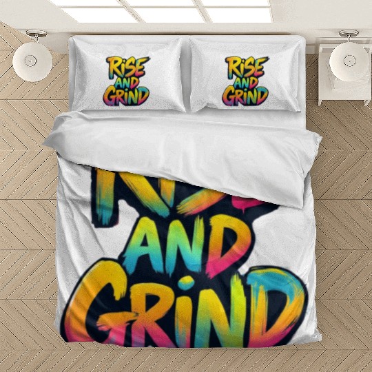 Rise And Grind Bedding Sets