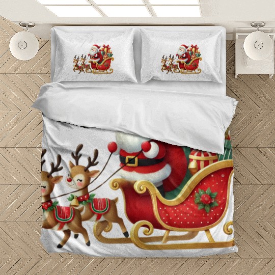 Santa Christmas, Merry Christmas Bedding Sets