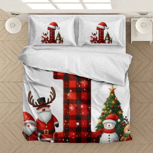 Merry Christmas, Christmas Retro Bedding Sets