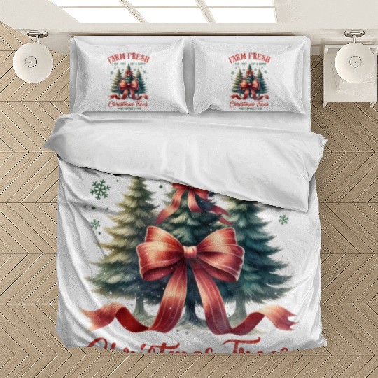 Farm Fresh Merry Christmas Bedding Sets