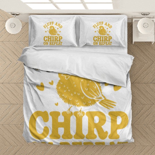 Pet Canary Owner Bird Lover and Singing Canary Bedding Sets