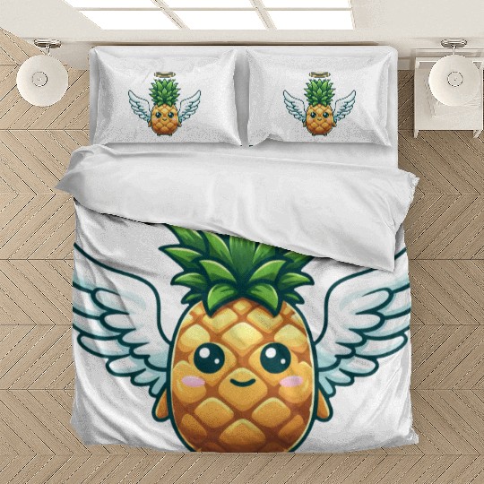 Angel Pineapple with Wings Fruity Bedding Sets
