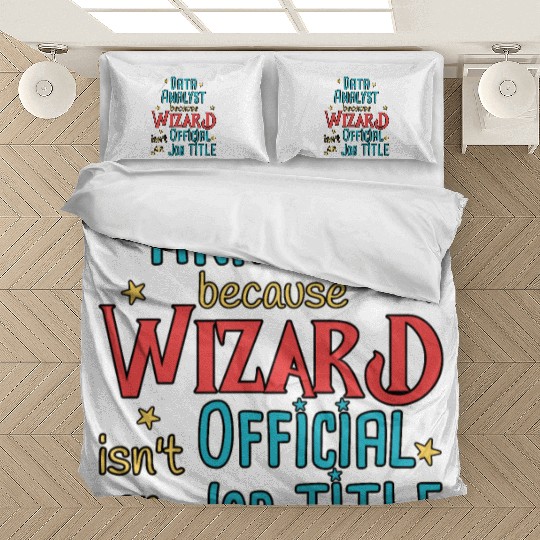 Data Analyst Wizard Data Science Bedding Sets