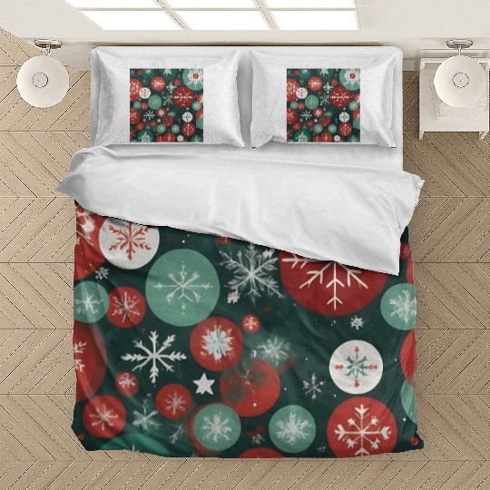 Winter Geometric Harmony Pattern 1 Bedding Sets