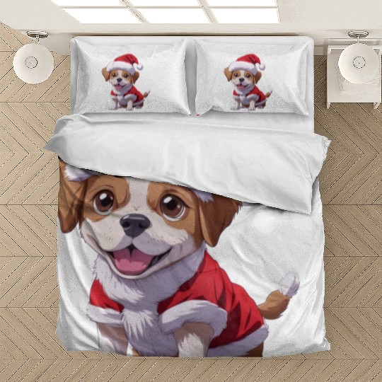 Santa Paws: The Cutest Christmas Puppy Bedding Sets