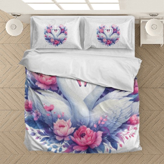 Black Gnomes Valentines Day Bedding Sets